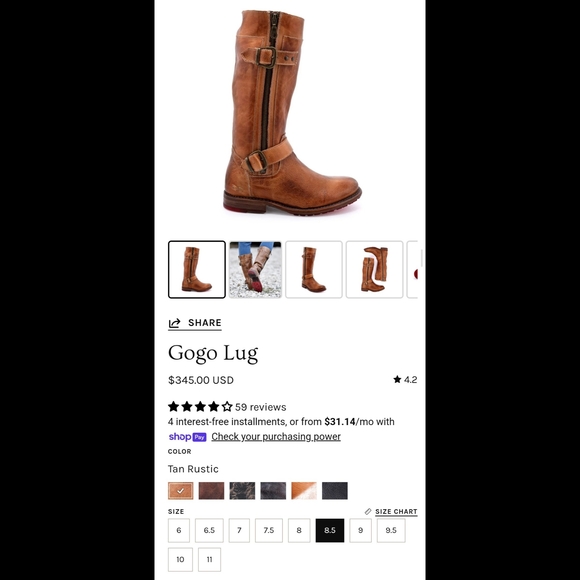 Bed Stu Gogo Lug Boots - Picture 10 of 11